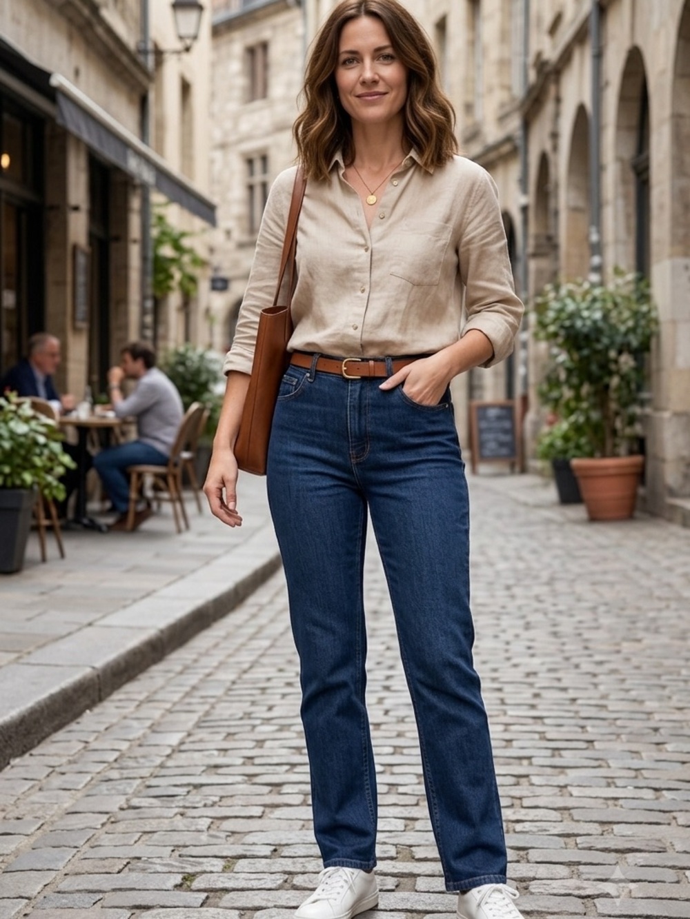 Gloria Vanderbilt Straight-Leg Jeans in Dark Blue Denim size 8